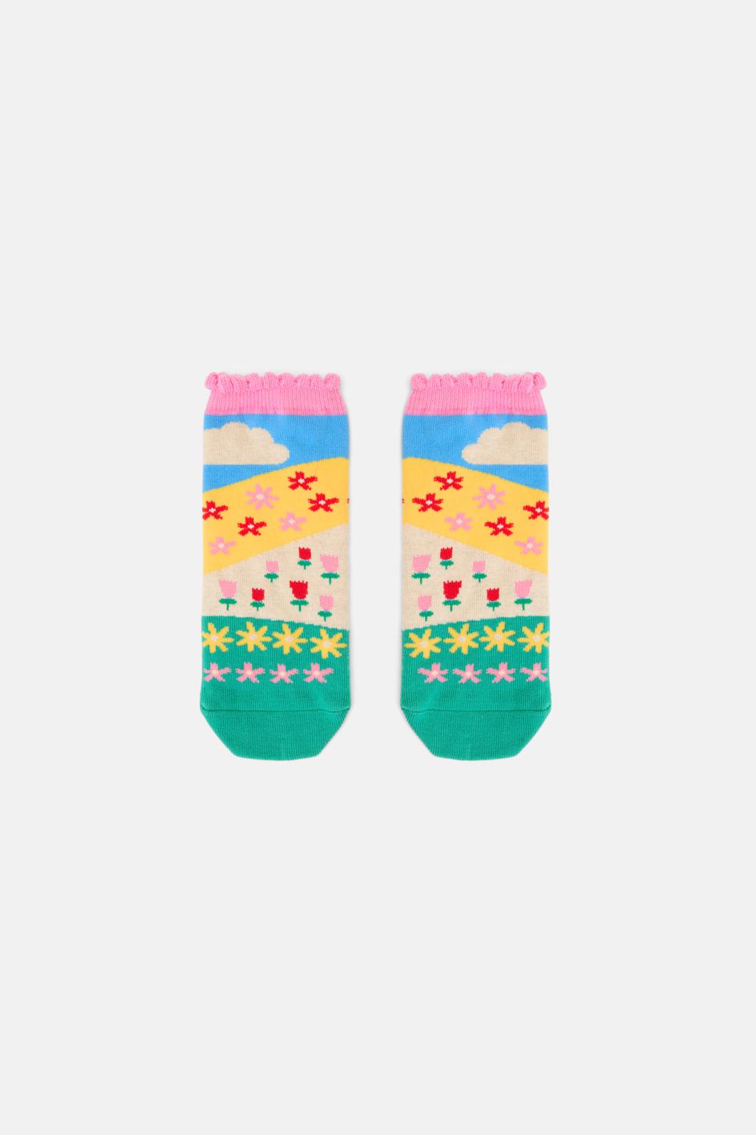 Gorman - Happy Floral Kids Sock - multi