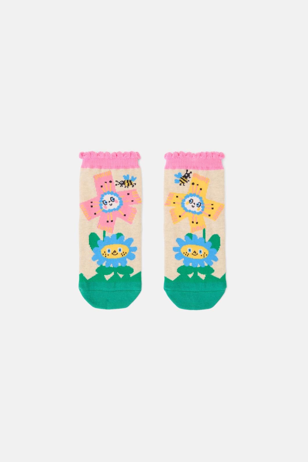 Gorman - Happy Floral Kids Sock - multi