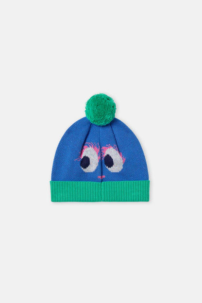 Gorman - Monster Baby Beanie - blue
