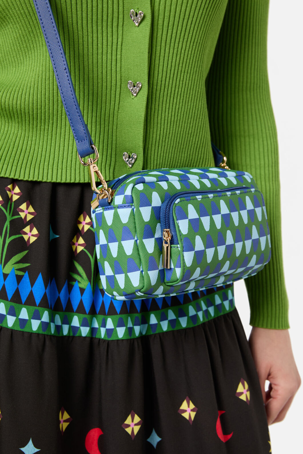 Gorman - Luna Cirque Dbl Crossbody Bag - print