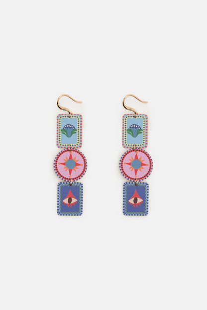Gorman - Luna Cirque Multi Drop Earring - multi