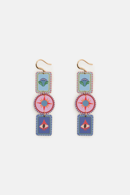 Gorman - Luna Cirque Multi Drop Earring - multi