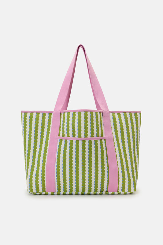 Gorman - Natural Form Stripe Beach Tote - print