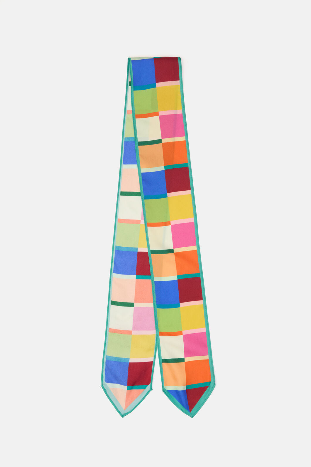 Gorman - Rhapsody Check Silk Scarf - print