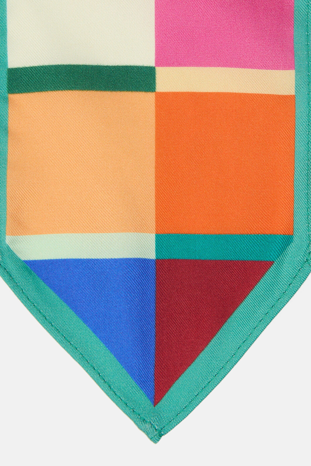 Gorman - Rhapsody Check Silk Scarf - print