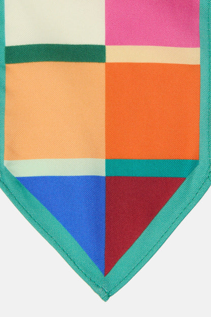 Gorman - Rhapsody Check Silk Scarf - print