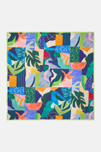 Gorman - Jungle Rhapsody Square Scarf - print
