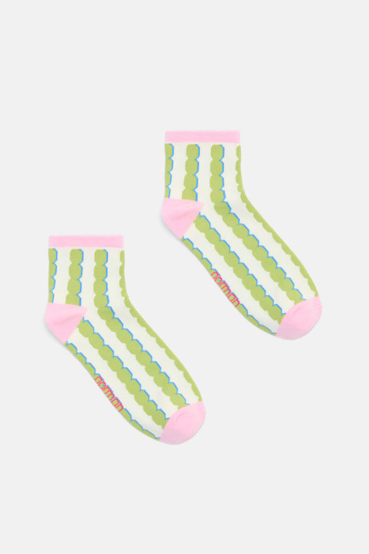 Gorman - Natural Form Stripe Ankle Sock - multi