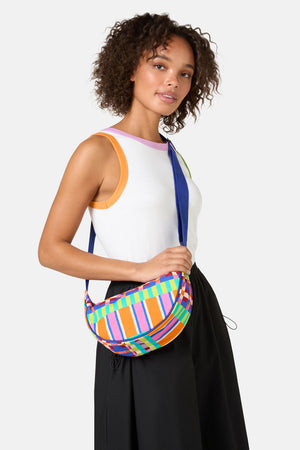 Gorman - HolidayStripeSlingCrossbodyBag - print