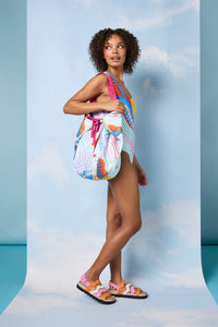 Gorman - Past Lovers Soft Fold Tote - print
