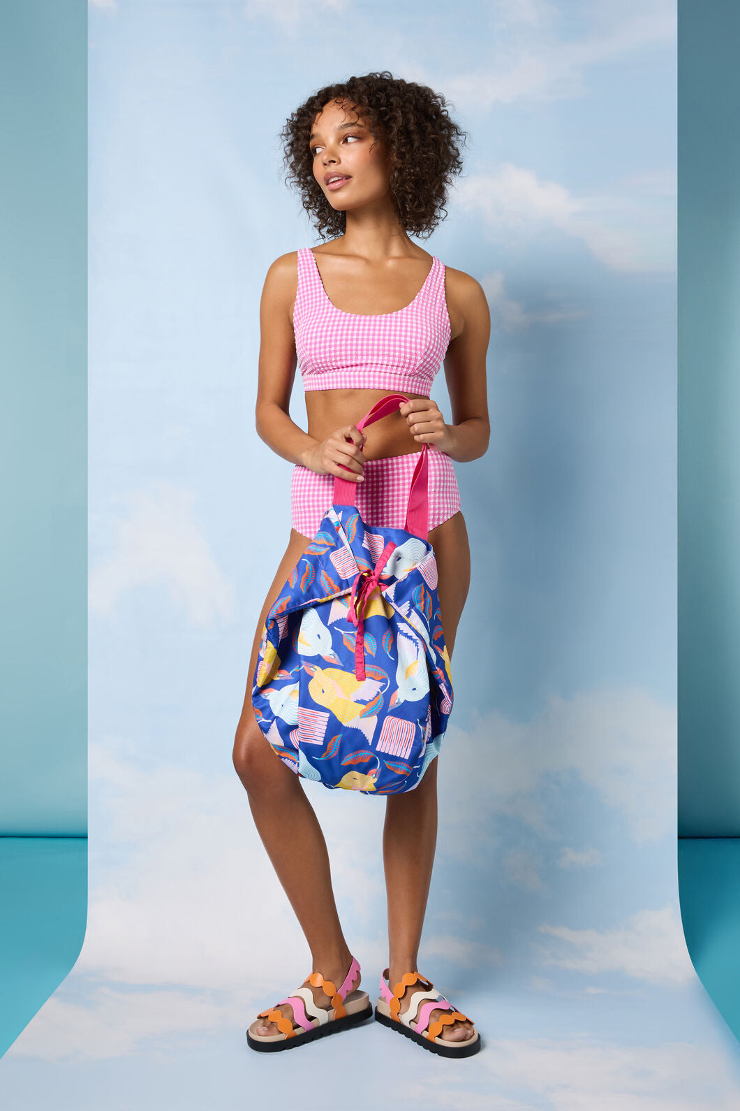 Gorman - Past Lovers Soft Fold Tote - print