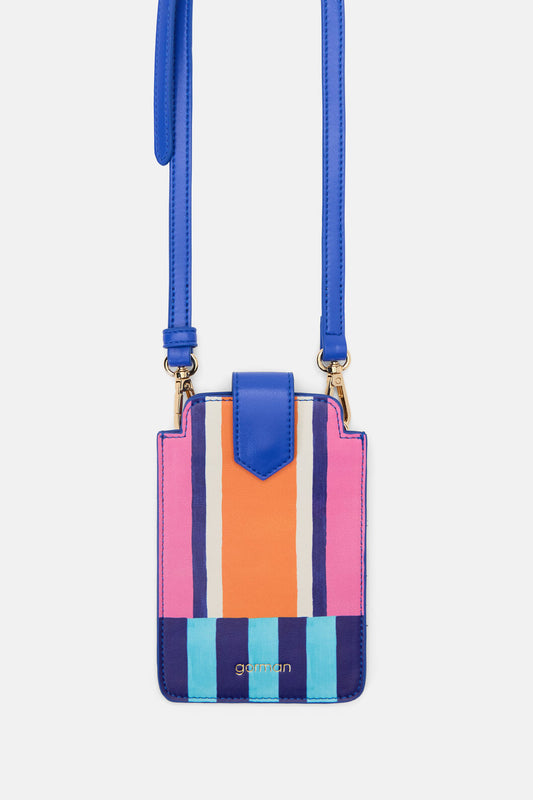 Gorman - Holiday Multi Stripe Phone Bag - print