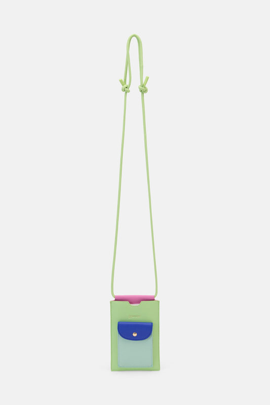 Gorman - Green Colour Block Phone Bag - green