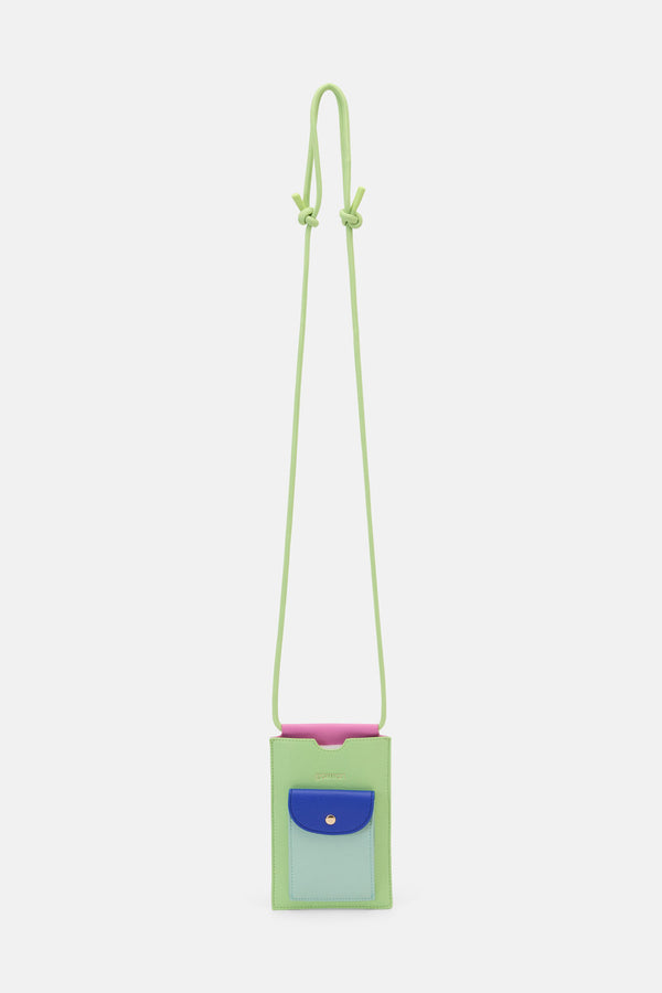 Gorman - Green Colour Block Phone Bag - green