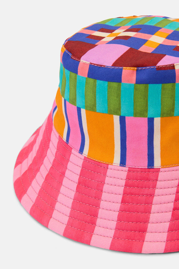 Gorman - Holiday Stripe Bucket Hat - print