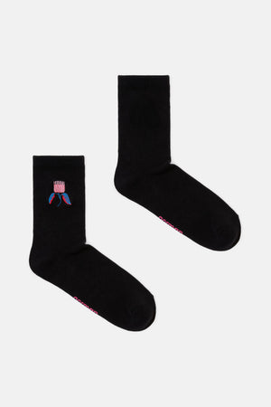 Gorman - Past Lover Flower Crew S Sock - multi