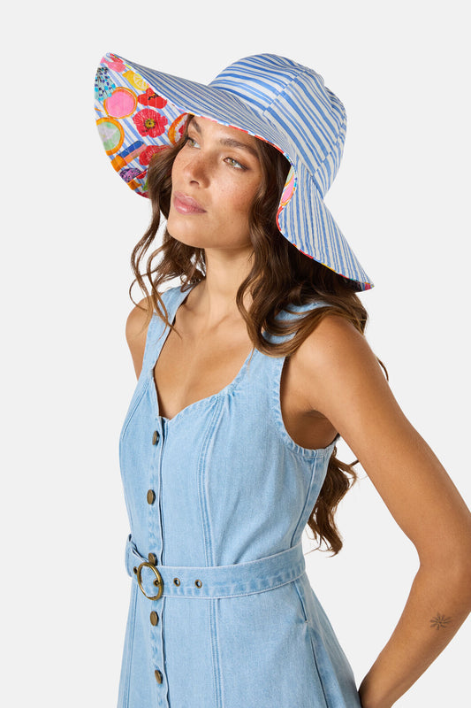 Gorman - Antipasto Floppy Hat - print