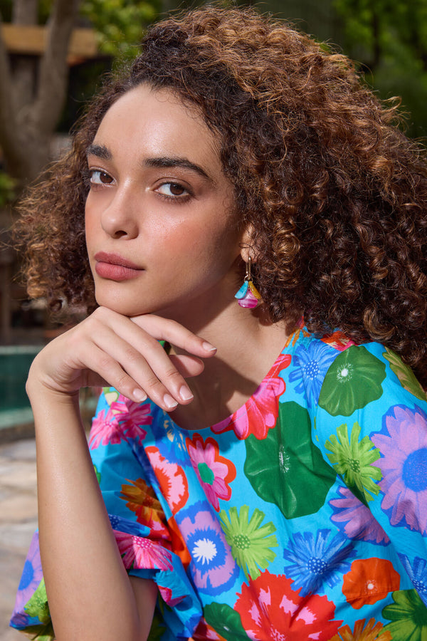 Gorman - Silk Garden Earrings - multi