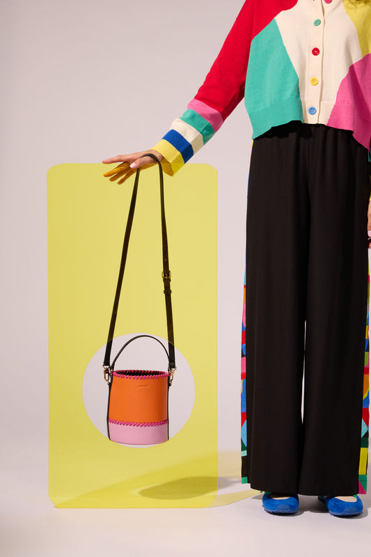 Gorman - Paloma Bucket Bag - orange-pink
