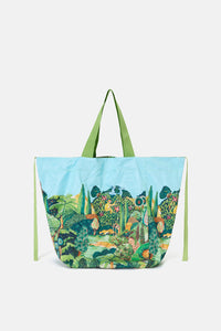 Gorman - Royal Garden Soft Fold Tote - print