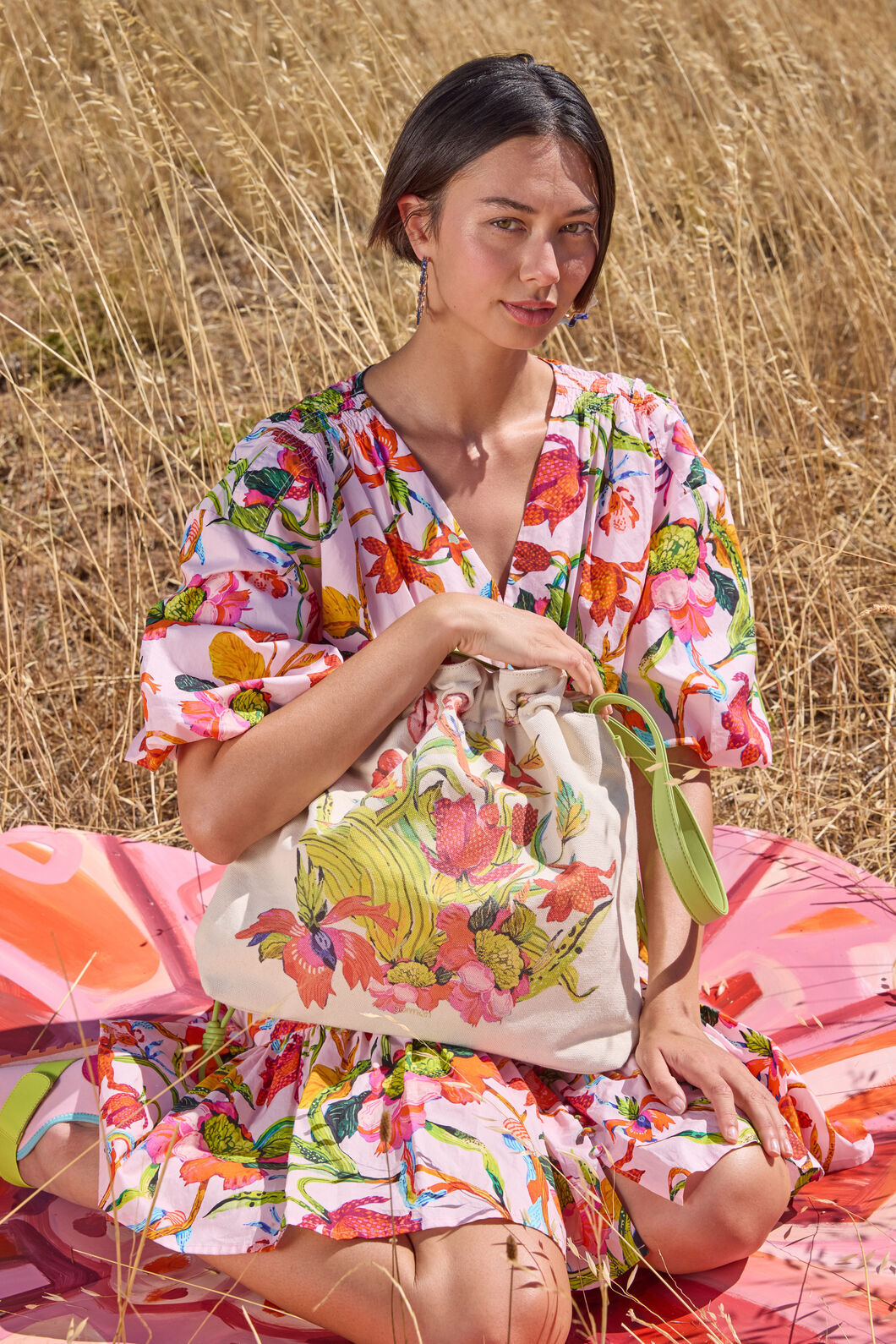 Gorman - Elara Placement Tote - print