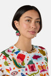 Gorman - Little House Beaded Earrings - multi
