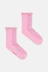 Gorman - Lace Crew Socks W Pink - pink