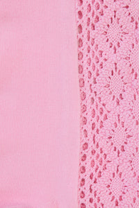 Gorman - Lace Crew Socks W Pink - pink