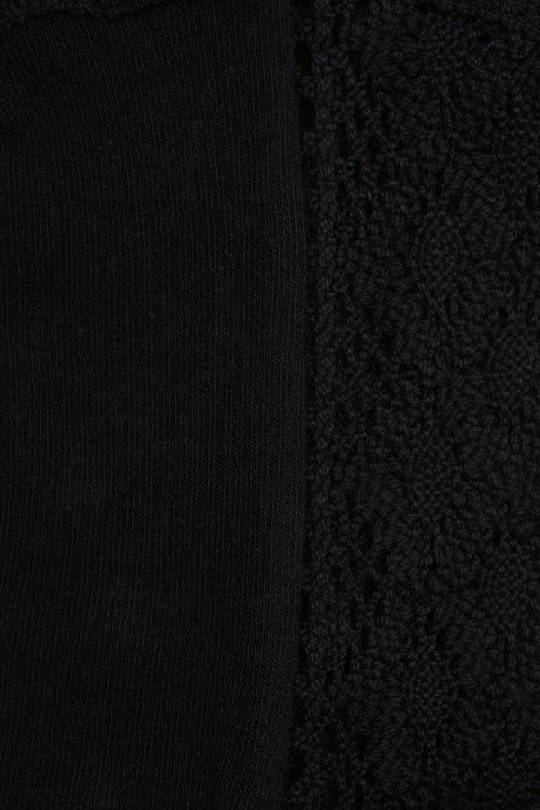 Gorman - Lace Crew Socks W Black - black