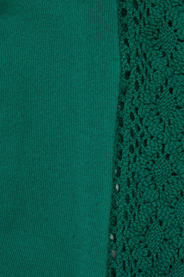Gorman - Lace Crew Socks W Green - green