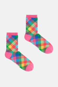 Gorman - Little Checks Mesh Socks - multi
