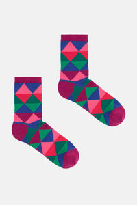 Gorman - Harlequin Crew Socks - multi