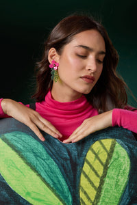 Gorman - Metamorphosis Flower Earrings - multi