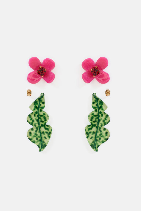 Gorman - Metamorphosis Flower Earrings - multi