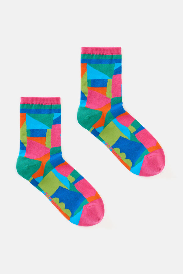 Gorman - Abstract Symphony Crew Sock - multi