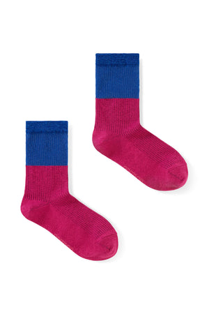 Gorman - Macey Rib Lurex Fuchsia Crew W - multi