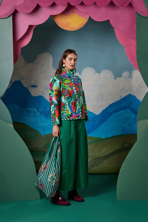 Gorman - Abstract Flower Packable Tote - print