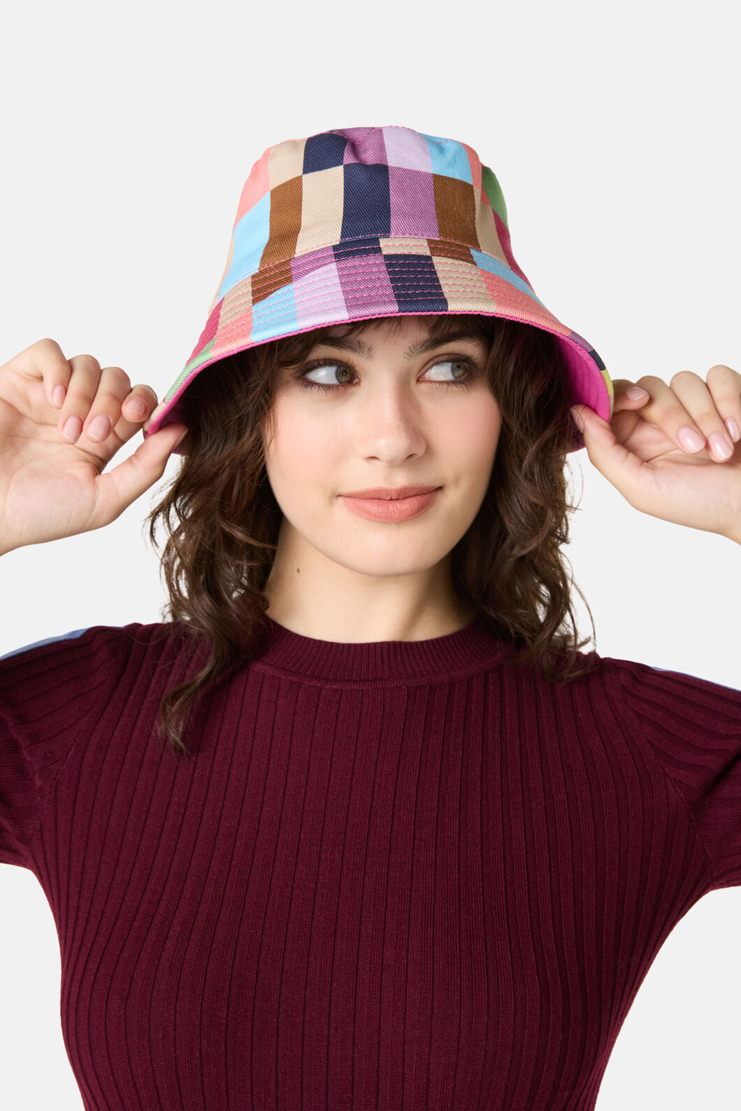 Gorman - Arty Check Bucket Hat - multi