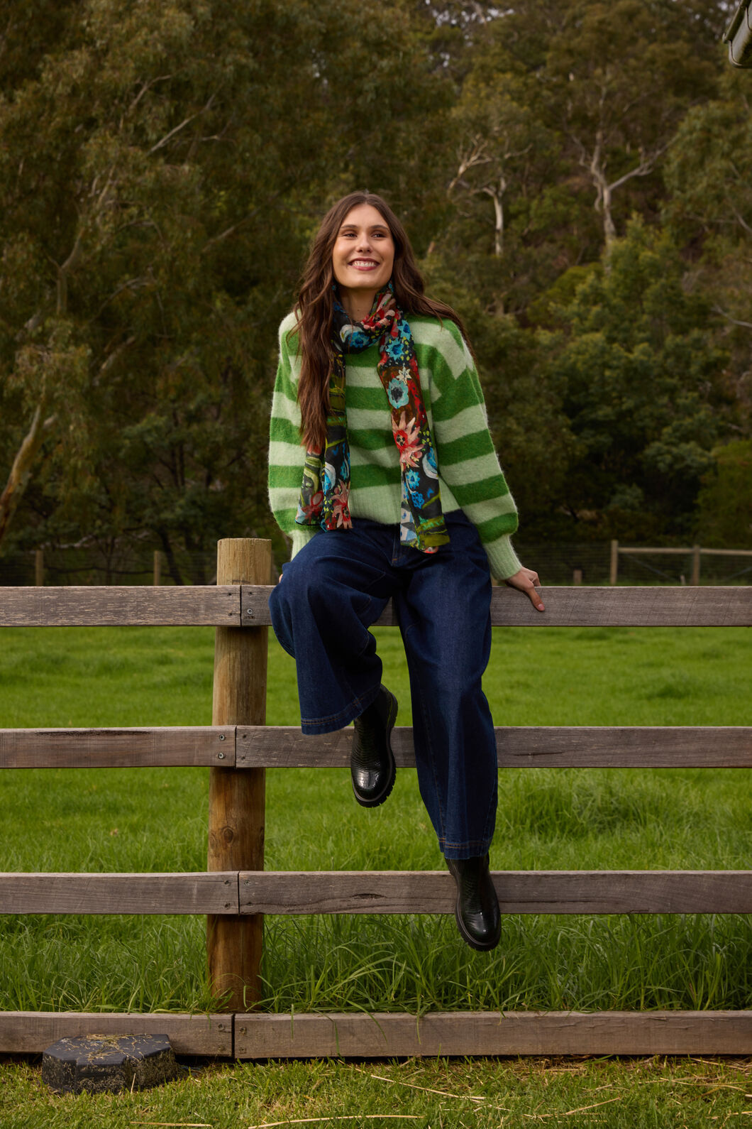 Gorman - The Garden Scarf - print