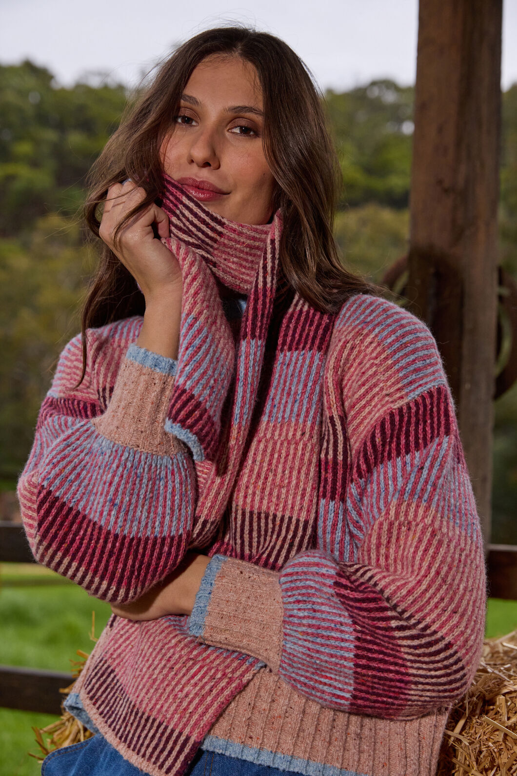 Gorman - Patch Pals Check Scarf - multi