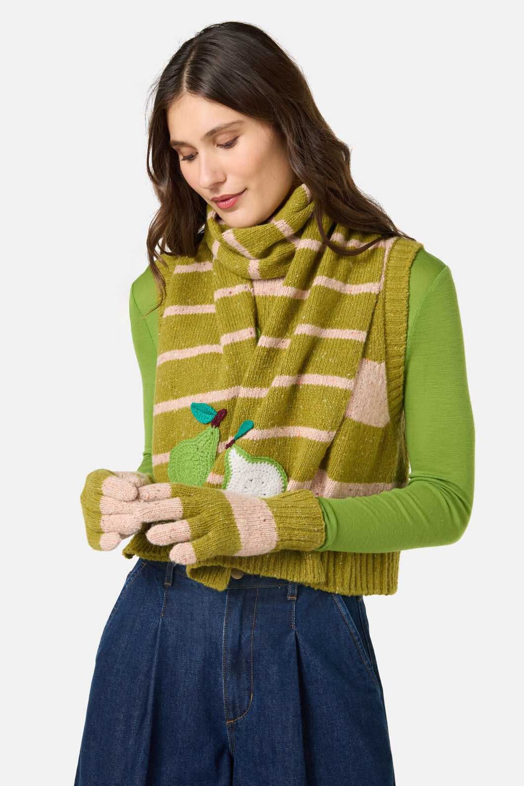 Gorman - Paired Pear Gloves - multi