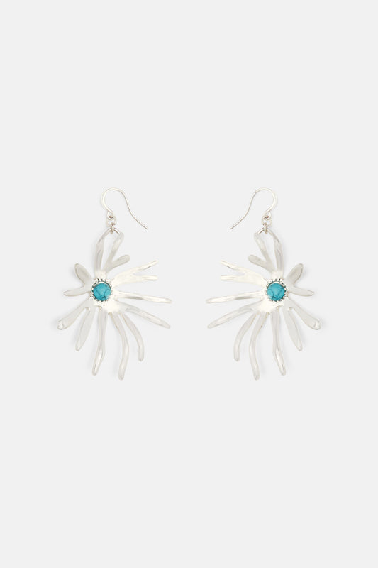Gorman - Desert Flower Earrings - silver
