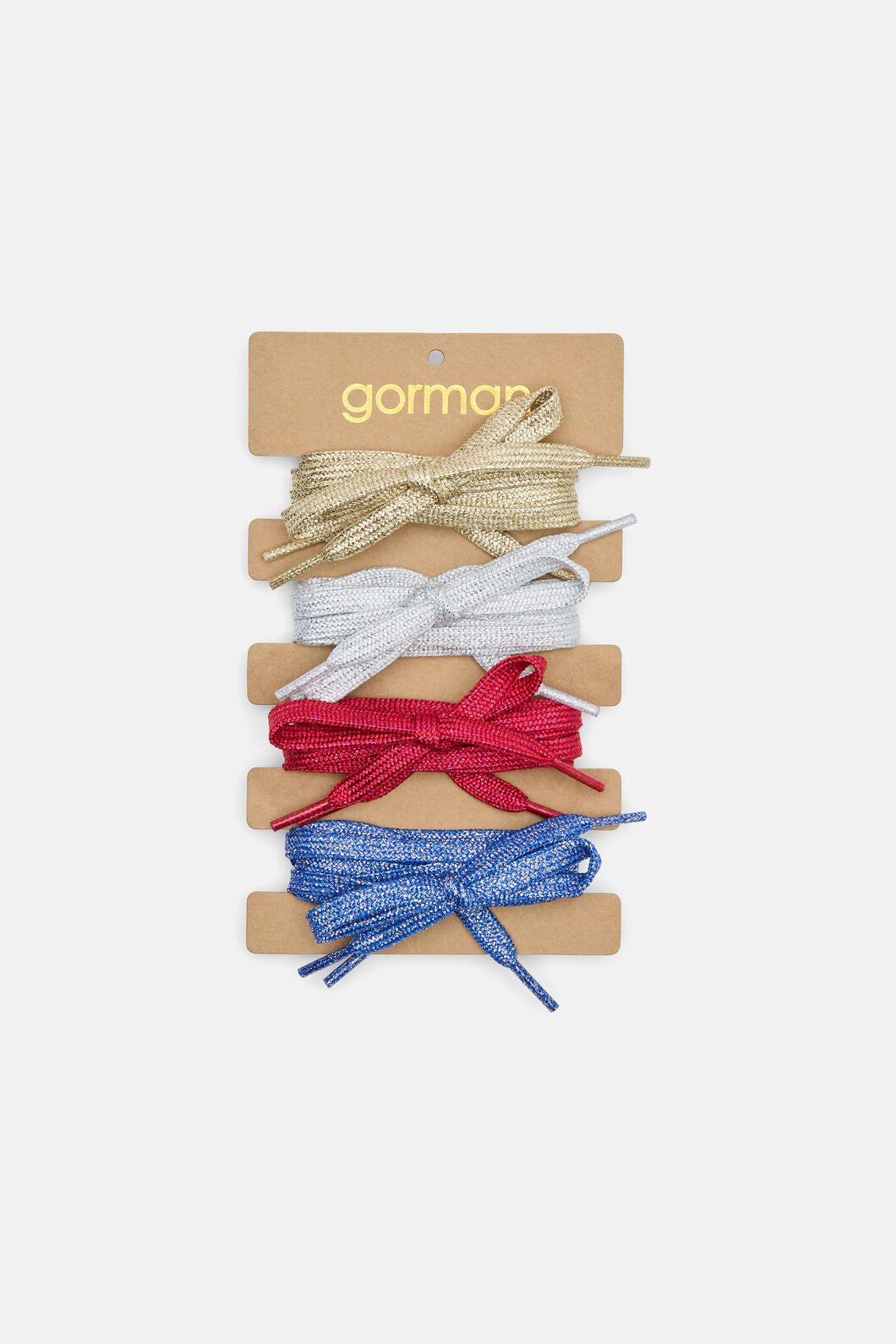 Gorman - Tied Up Shoelaces Set 4 - multi