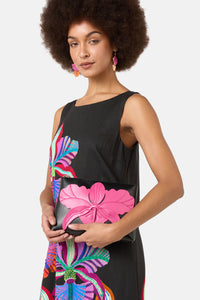 Gorman - Orchid Leather Clutch - multi