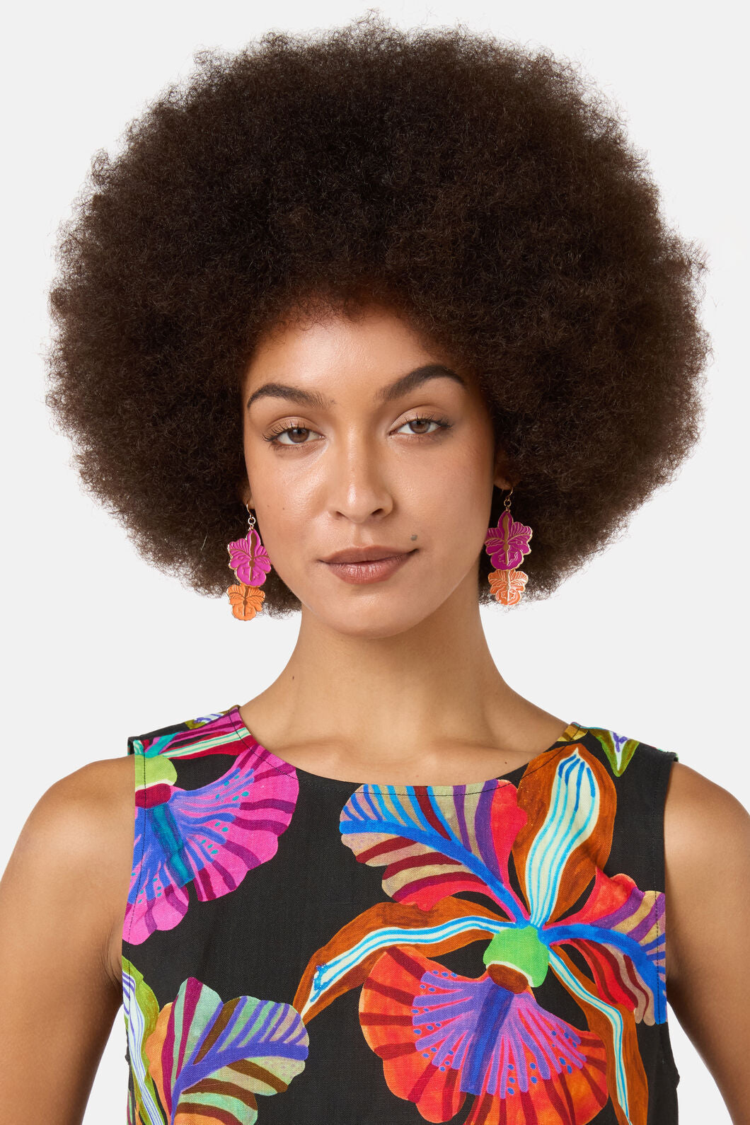 Gorman - Orchid Drop Earrings - multi