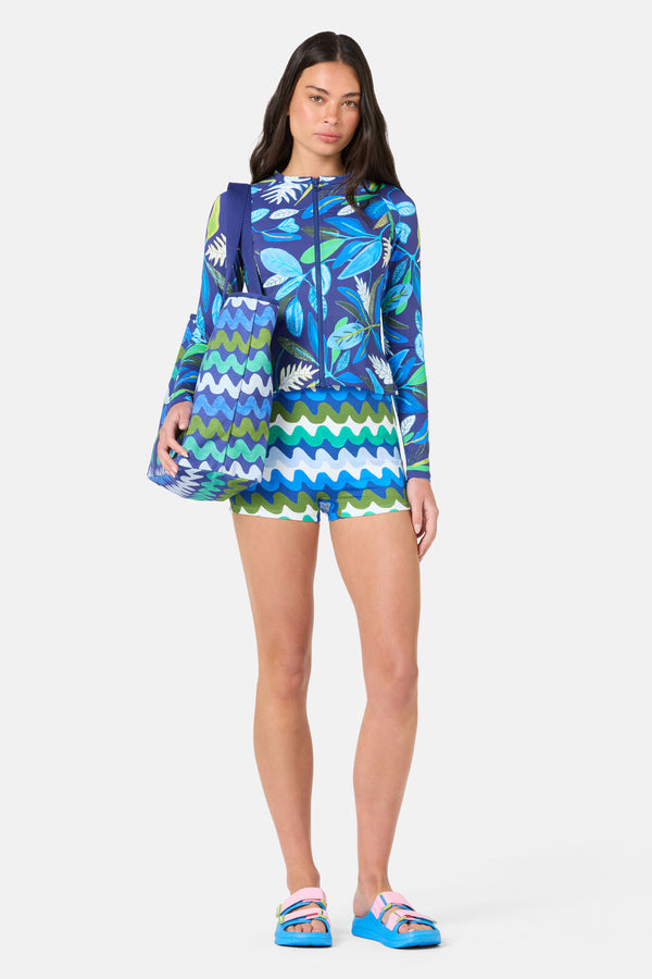 Gorman - Blueprint Waves Beach Tote - print
