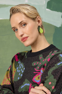 Gorman - Paired Pear Earrings - multi