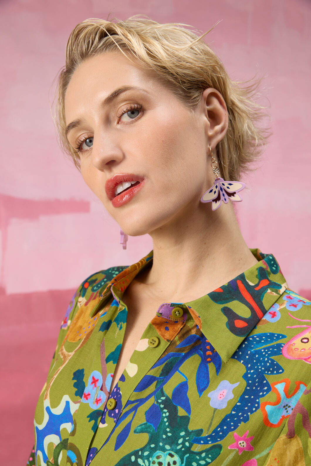Gorman - Moth Earrings - multi