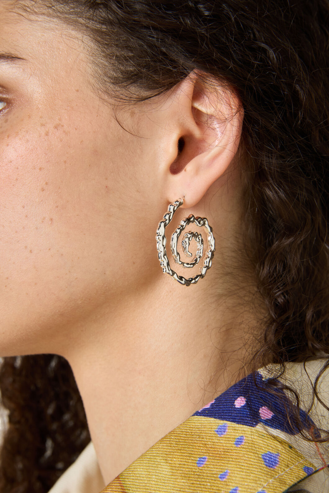 Gorman - Spirograph Earrings - silver
