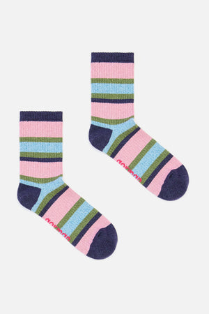 Gorman - Stripe Lurex Socks - multi